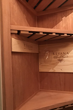 wood wine cellar

