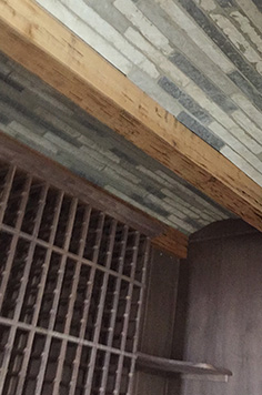 wine cellar ceiling